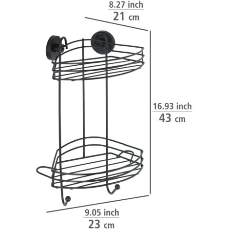 Wenko Etag Re D Angle Salle De Bain Murale Paniers De Douche