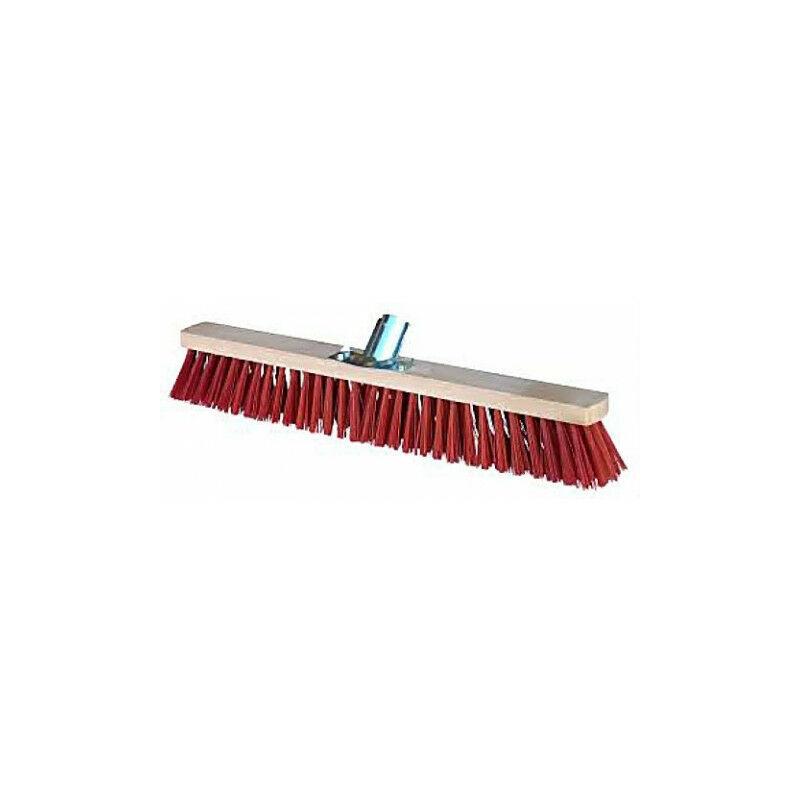 Balai Cantonnier Rouge 60 Cm Douille Pvc 8408