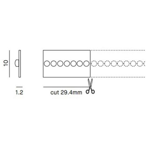 Striscia Strip Led Nobile W K V Ip Bobina Da Metri N