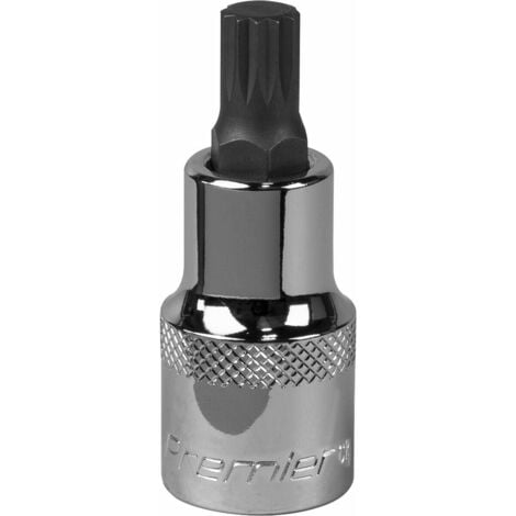 M9 Forged Spline Socket Bit 1 2 Square Drive Chrome Vanadium