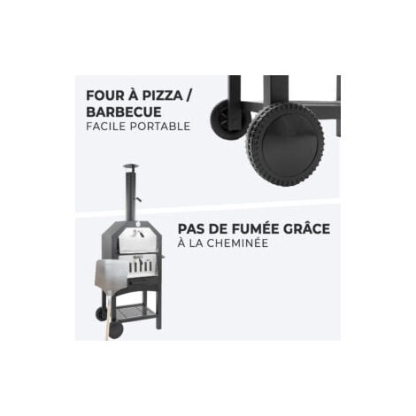 Maxxgarden Four Pizza Barbecue Fumoir Charbon De Bois Ou Pellets