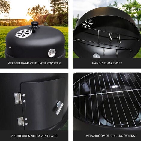 Maxxgarden Barbecue Fumoir Barbecue Multifonctions Grill Smoker