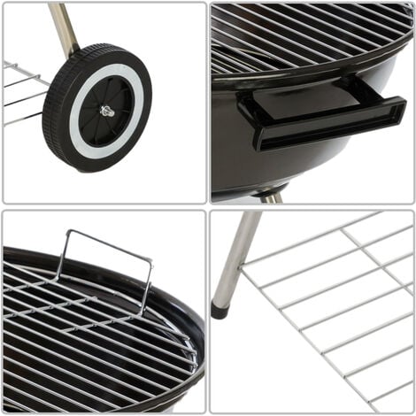 Maxxgarden Barbecue Charbon Bbq Grill Cm Diam Tre Incl Accessoires