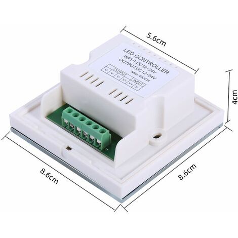 Interrupteur de Lumière Tactile Mural Contrôleur de Luminosité de