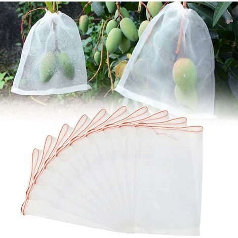 50 PCS Sac De Protection Fruit Sac Maille Contre Les Insectes Sac De