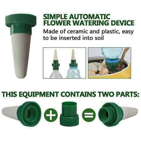 Arrosage automatique pour plantes en céramique avec pics d arrosage