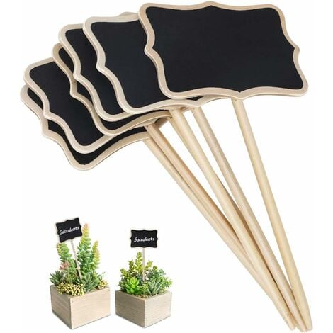 Tiquette De Jardin Pieces T Type Tiquettes Plantes En Boi