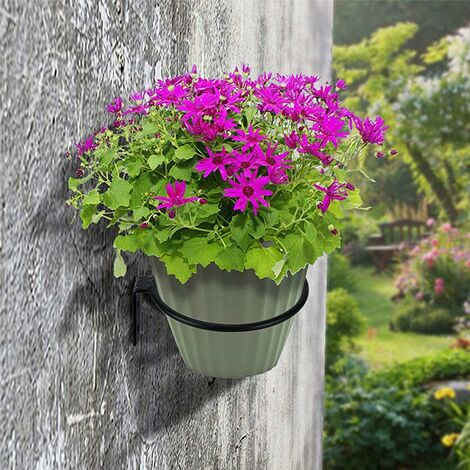 Pcs Supports Muraux Pour Pots De Fleurs Anneau Support Mural En M Tal