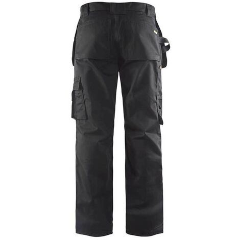 Pantalon Artisan Polycoton Blaklader Noir Jambes Standards