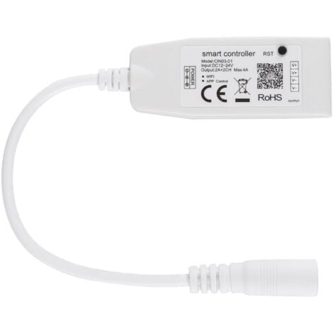 Mini Contr Leur Variateur Ruban Led V Dc Monochrome Wifi Blanc