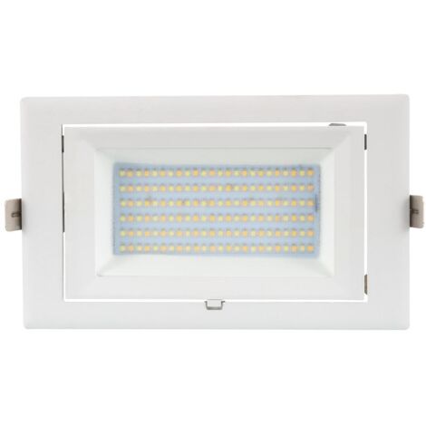 Spot Downlight Led W Rectangulaire Orientable Lm W Lifud Coupe