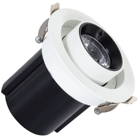 Spot LED Orientable Sanaqi 12W Rond Coupe Ø 75mm LIFUD Blanc Chaud