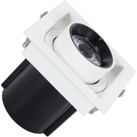 Spot Led Orientable Sanaqi W Cadre Carr Coupe Lifud Blanc Froid K