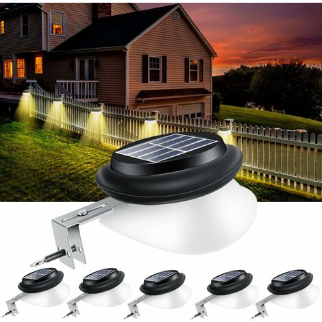 LYCXAMES Luz solar para exteriores IP65 100LM Luces de jardín Luces