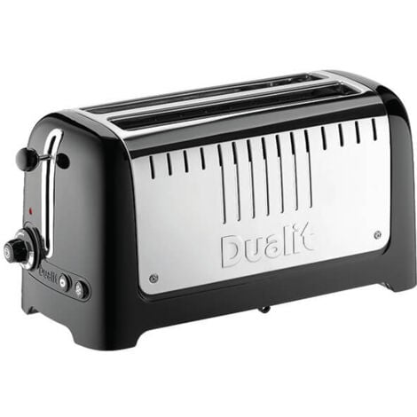 Dualit Lite 2 Long Slot Toaster Gloss Black