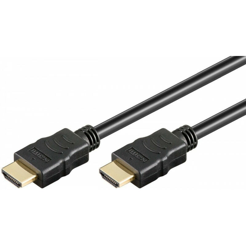 Goobay Wentronic High Speed HDMI Kabel Mit Ethernet Vergoldet Cable