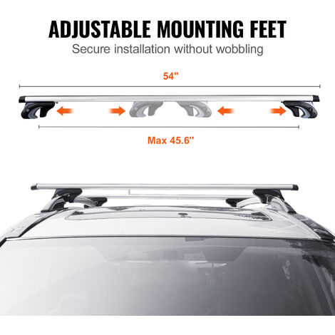 Mophorn Universal Roof Rack Cross Bars 54 Aluminum Crossbars Fit