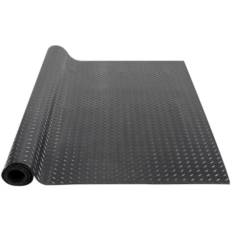 Vevor Diamond Plate Rubber Flooring Roll Mm X Ft X Ft Garage