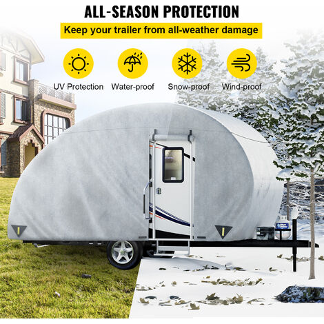 Vevor Teardrop Trailer Cover Fit For Trailers Upgraded Non