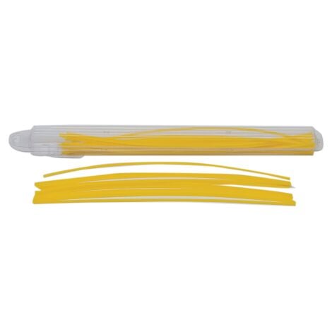 Lot De 30 Pcs Fil Nylon Jaune Pour De Broussailleuse Section Ronde 3 Mm