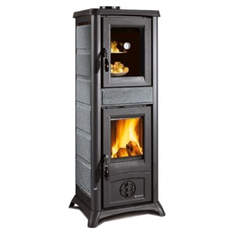 Poele A Bois La Nordica Extraflame Gemma Forno Avec Four Revetement