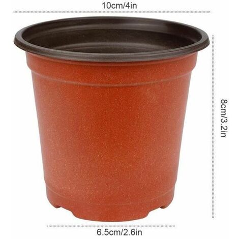 50pcs Pot De Fleur En Plastique Pot De Fleur Pots Utiles Pour Plantes