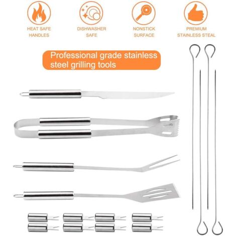 Ensemble D Outils De Barbecue Pi Ces Ustensiles De Barbecue Pour