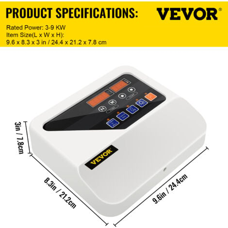 Vevor Controlador De Calentador De Sauna Externo V Kw