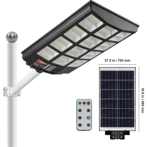 Vevor W Solar Stra Enleuchte Lm Led Solar Flutlichter F R