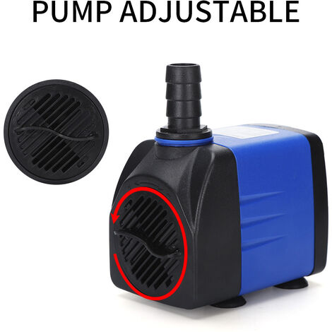 Pompe à eau submersible multifonctionnelle 15 W 800 L h AC220 240V