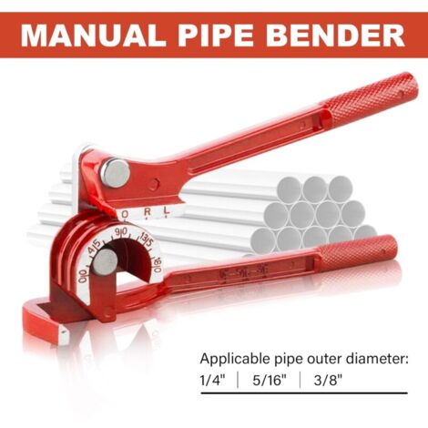 Cintreuse de tube manuelle à 180 degrés 1 4 5 16 3 8 Cintreuse de