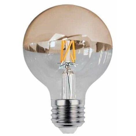 Ampoule Led E Filament W G Reflet Or Blanc Chaud K K