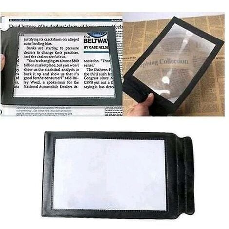 Loupe De Lecture Pleine Page A Loupe De Poche Mod Le G Hd Bureau Pvc