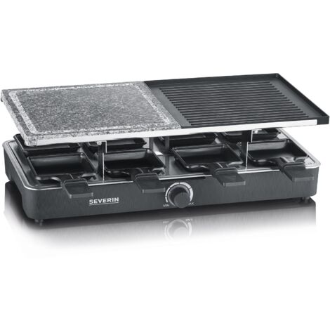 Raclette Grill Con Piedra Y Placa De Grill Severin Rg Negro W