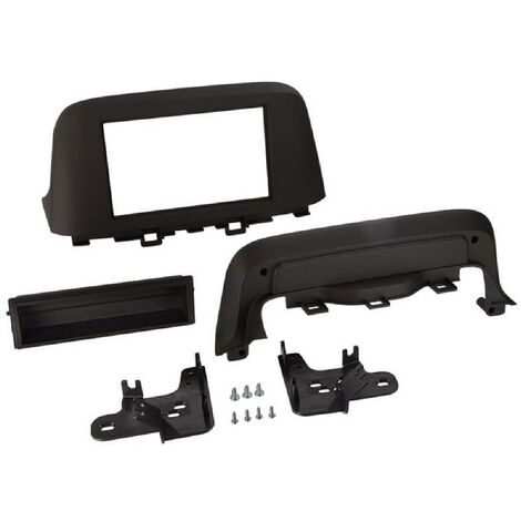 Kit Facade Autoradio Ka Compatible Avec Hyundai Kona Ap Noir