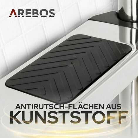 AREBOS Poolleiter Edelstahl Einbau Leiter Schwimmbad Einstiegsleiter 4