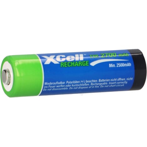 Xcell Mignon AA Akku Ni MH 1 2V 2700mAh Lose