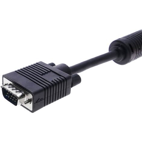 CableMarkt Cable de vídeo VGA apantallado con conectores HD15 macho a