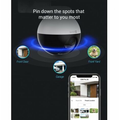 Videoc Mara De Vigilancia Ezviz C W Pro K