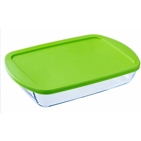 Fiambrera Rectangular Con Tapa Pyrex Cook Store Transparente Silicona