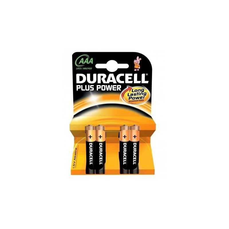 Piles Alcalines Aaa Duracell Plus