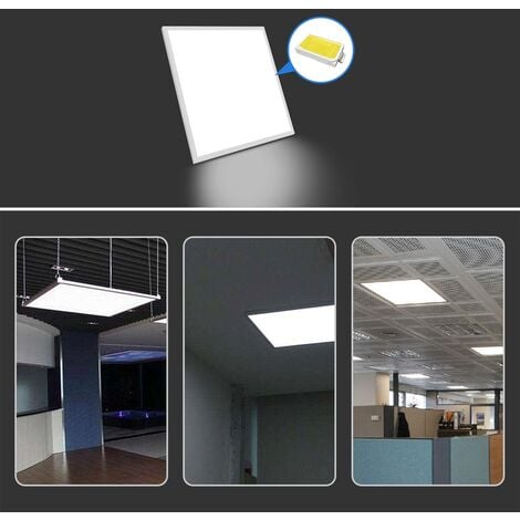 LAMPADA PANNELLO LED 60x60 50W PLAFONIERA AD INCASSO LUCE 6500K 59 5x59