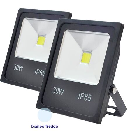 Foco Led Exterior W Slim Piezas Ip Luz Fria Iluminacion