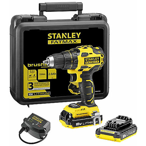 Perceuse Visseuse Sans Fil Brushless Stanley Fatmax Mcd D K V X Ah