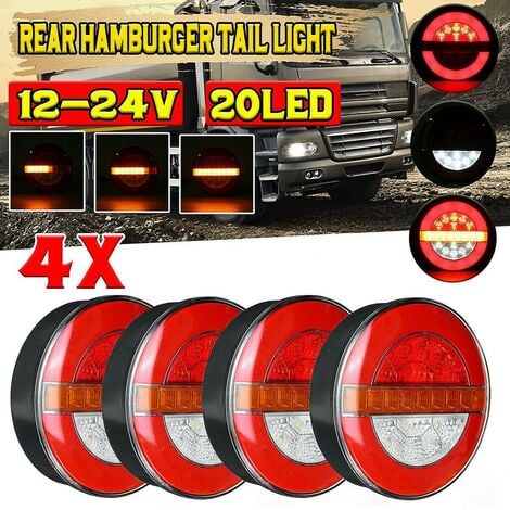 X V Led Anh Nger Lkw R Cklicht Bremslicht Drl Blinker Lampe