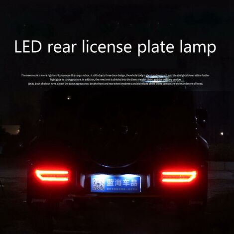 2 stücke Auto Led Kennzeichen Anzahl Licht Lampe Für Jimny Jb64 Jb74