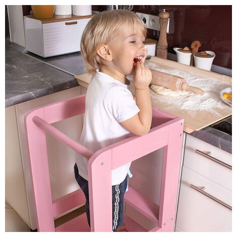 SPRINGOS Ayudante De Cocina Infantil 90x39x52 Cm Torre De Aprendizaje