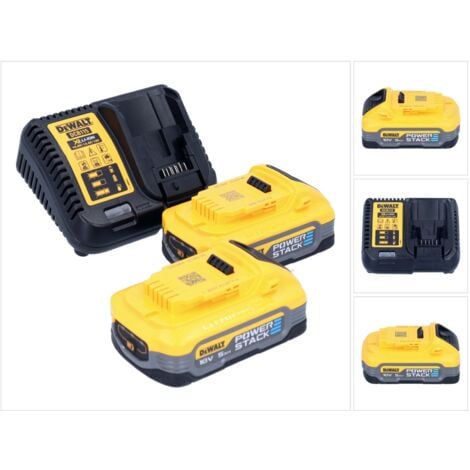 Dewalt Akku Starter Set 18 V DCB 115 H2 2x Powerstack Akku 5 0 Ah DCB