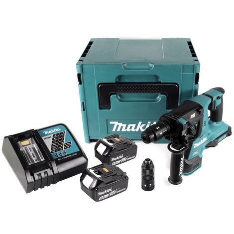 Makita DHR 281 RTJ Brushless Akku Bohrhammer 28 Mm Im Makpac Mit 2x 18