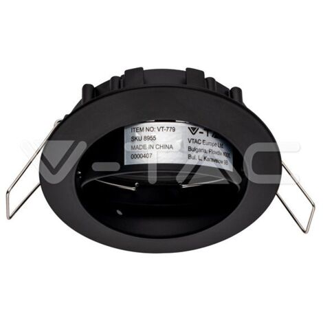 V TAC VT 779 8955 Portafaretto LED Da Incasso Orientabile Rotondo GU10